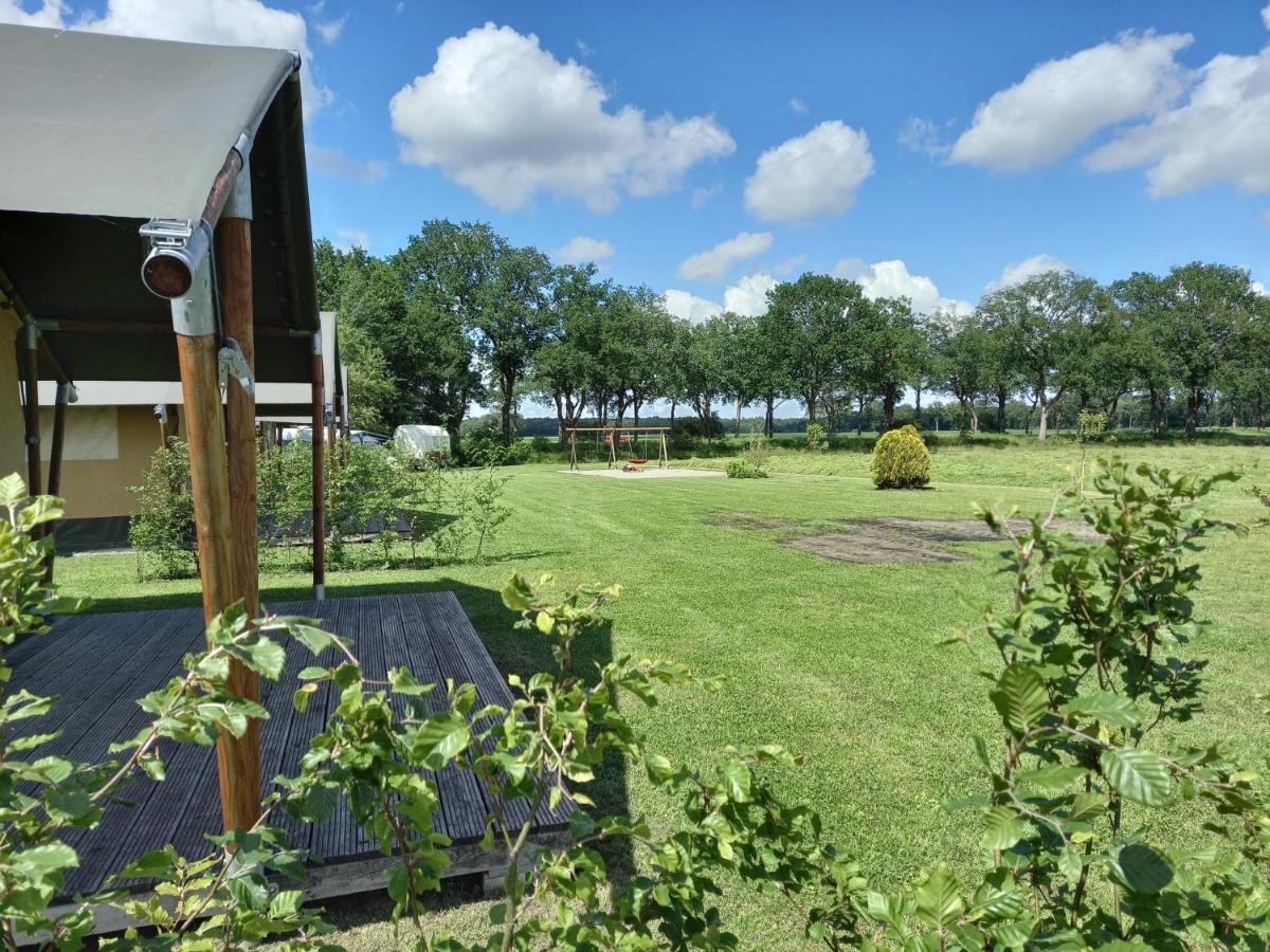 Comfort Safaritent 6 Pers En Mini Camping Zwiggelte Dış mekan fotoğraf