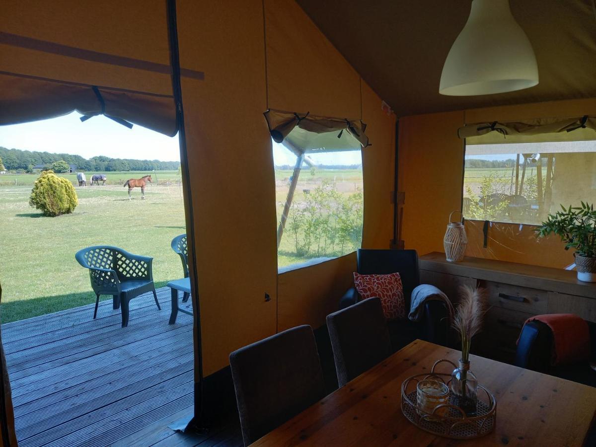 Comfort Safaritent 6 Pers En Mini Camping Zwiggelte Dış mekan fotoğraf