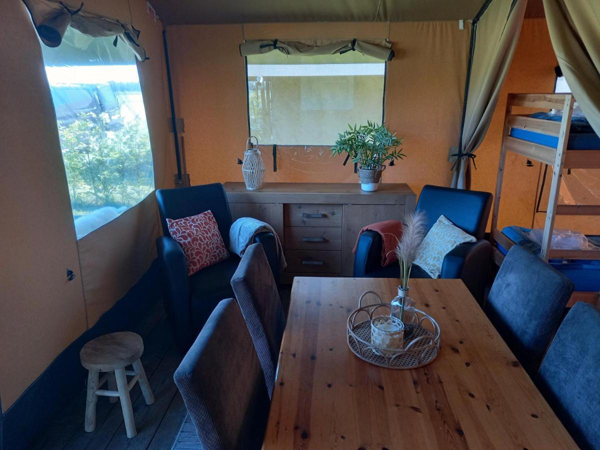 Comfort Safaritent 6 Pers En Mini Camping Zwiggelte Dış mekan fotoğraf