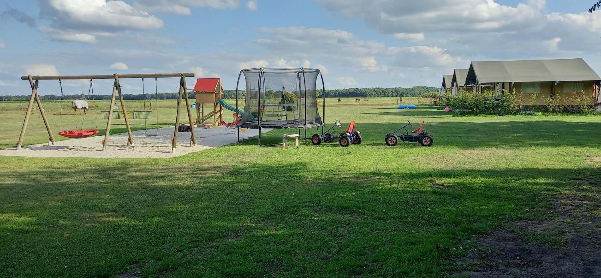 Comfort Safaritent 6 Pers En Mini Camping Zwiggelte Dış mekan fotoğraf